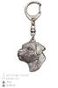 Border Terrier - Posrebrzany Brelok Do Kluczy Z Psem, Ozdoba Torebki, Zawieszka Do Plecaka Marki Art-Dog