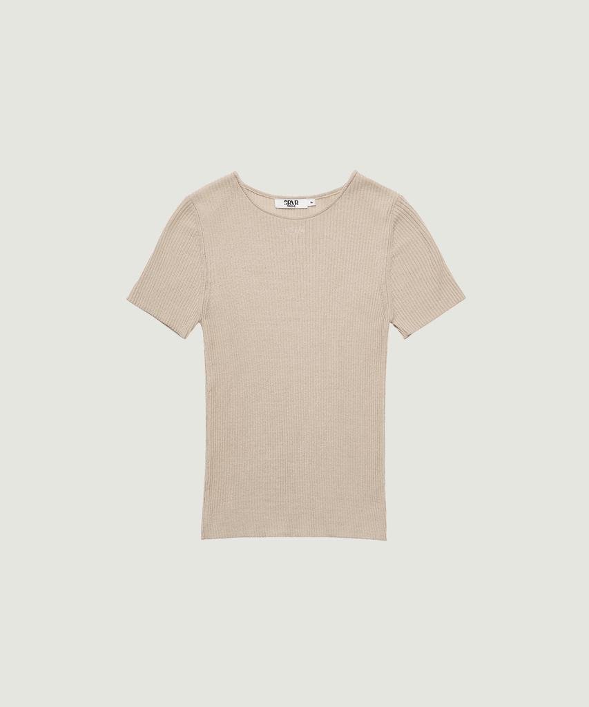 GROVE Вязаный топ Odette с коротким рукавом (4 цвета)