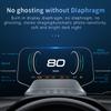 C3 Навигационное зеркало HUD Автомобильный проектор на лобовое стекло с OBD2 HD GPS-навигацией Bluetooth Сигнализация
