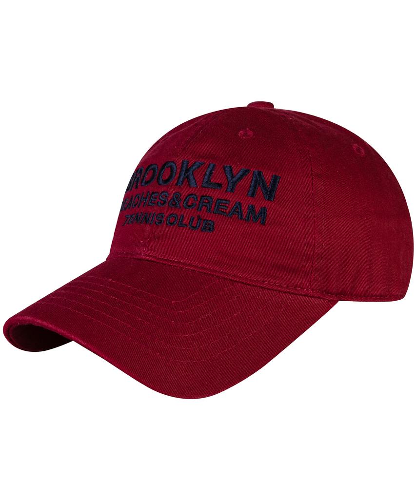 Кепка-бейсболка Bichiseuaenkeulim Brooklyn Tennis Club - Бордовая
