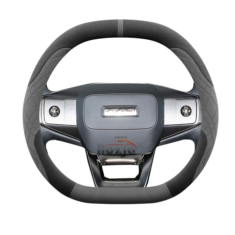 Чехол из замши на руль автомобиля для Chery iCar 03 03T Jaecoo J6 6 2024 2025 Автомобильные аксессуары для интерьера