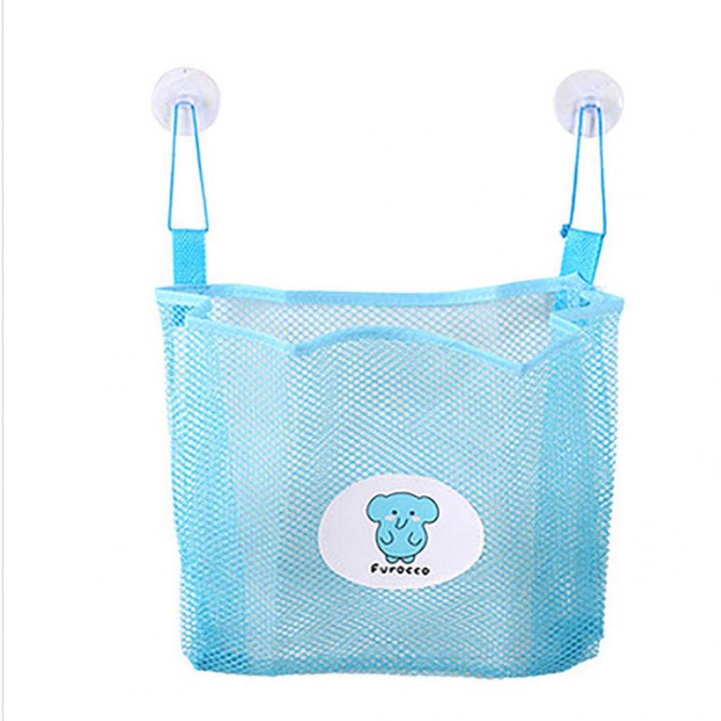 Bathroom Organizer Net Baby Bath Time Tidy Storage Toy Suction Cup Mesh Bag MIT