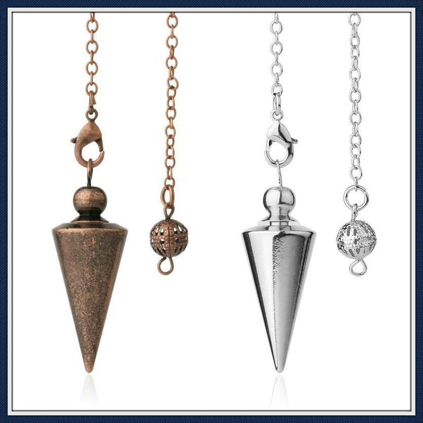 Металлический маятник античный медный конус золотистого цвета Pendulo Pendule Jewelry