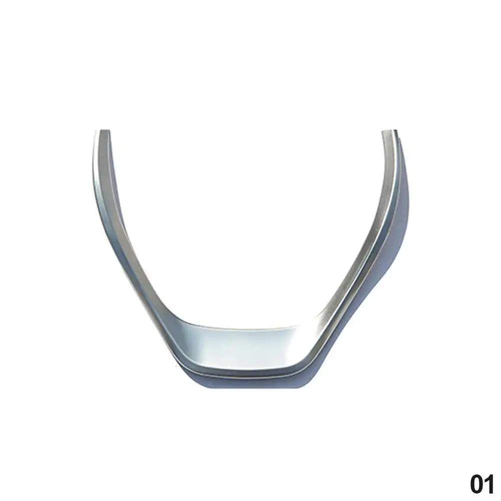 Для BMW 3 серии F30 F32 F34 2013-2019 салон автомобиля рулевое колесо отделка серебристые молдинги автостайлинг аксессуары