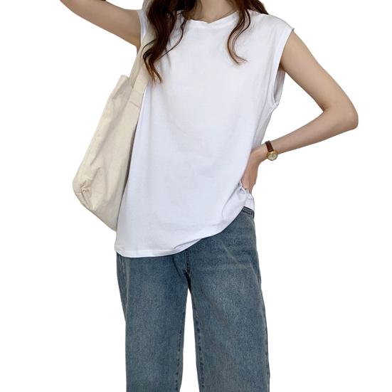 Женская летняя футболка с круглым вырезом и короткими рукавами, однотонная футболка