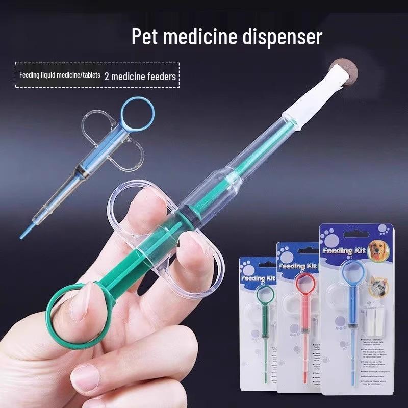 Новичок 0.01 Кормушка для лекарств для домашних животных: Упаковка из 2 шприцев нажимного типа для жидкого лекарства