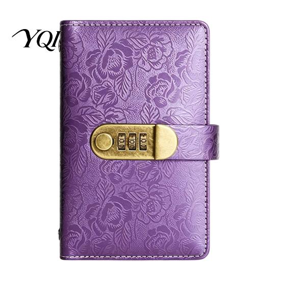 Budget Management Wallet for Home Cash Organizer Book with 3-Digit Combination Lock, Durable PU Leather Money Lockable Budgeting Storage Wallet,