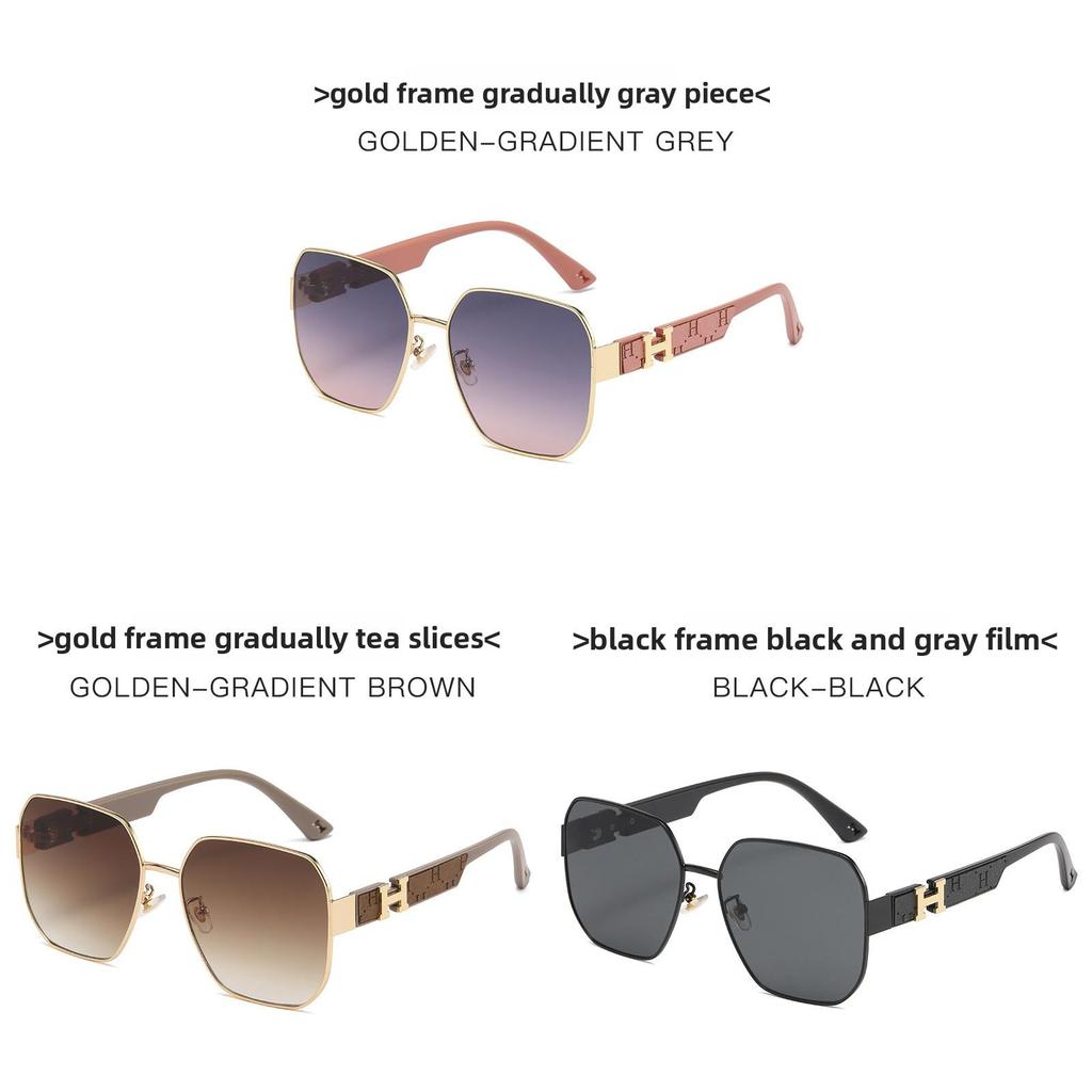 H Home Square Eyewear With Pc Lenses Uv Protection For Casual Street Style