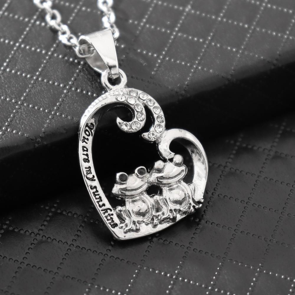 Персонализированный кулон «Любовь», модная парная мужская цепочка с лягушкой, праздничный подарок, аксессуары