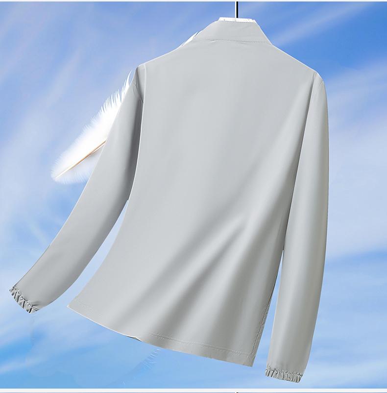 Lightweight Sunscreen Stand Up Collar Cool Feeling Coat