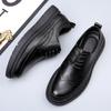 Мужская обувь весна новая кожа Брок резная нарядная модная мужская платформа деловая повседневная кожаная обувь мужская