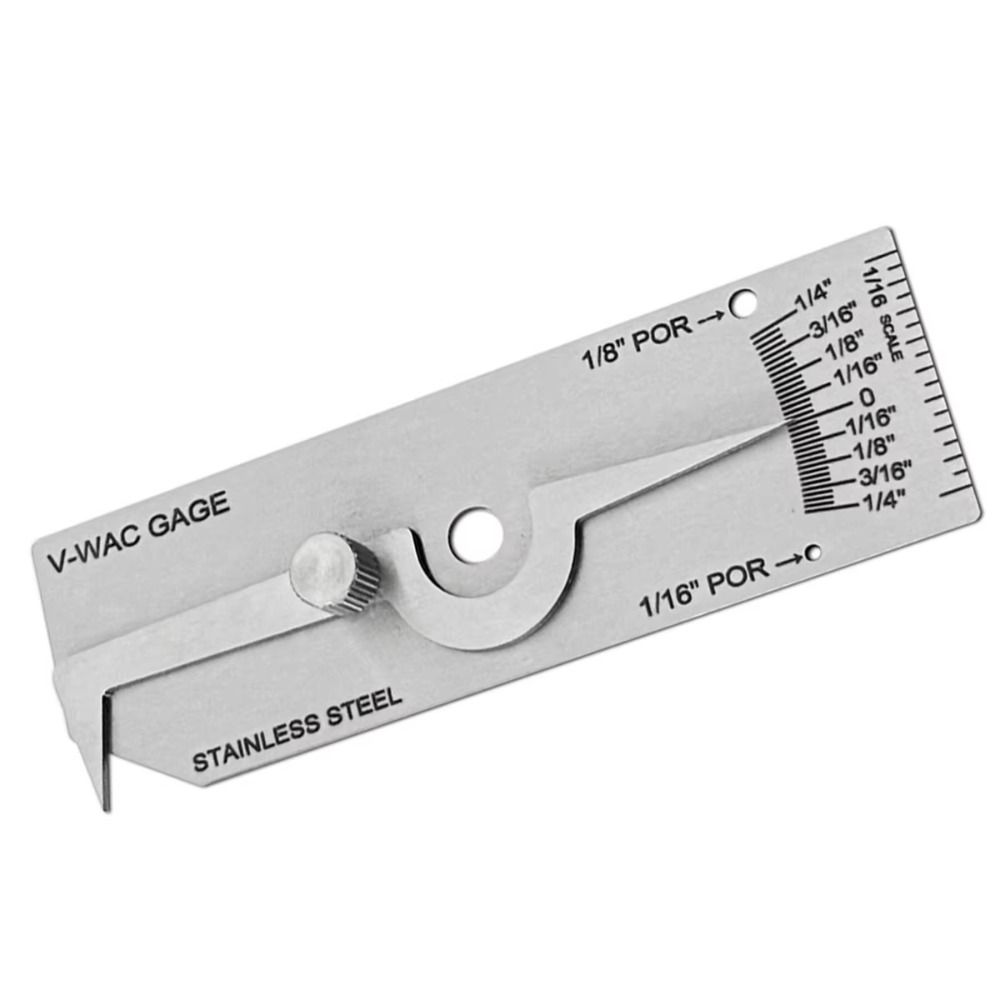 Imperial System Depth Ruler Metric Reading Fillet Weld Gauge Inspection Gauge Welding Penetration