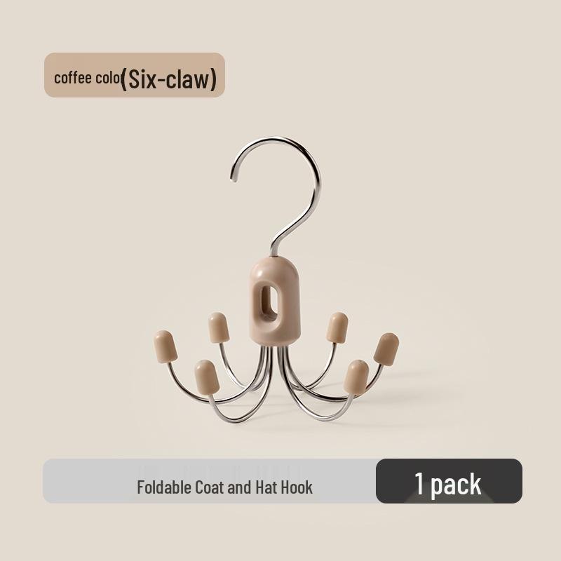 Многофункциональная вращающаяся вешалка: Складное хранение для нижнего белья, галстуков, сумок