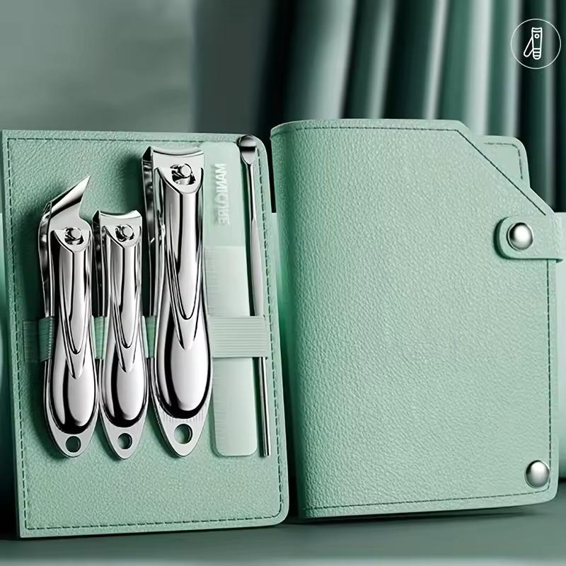 7-24 шт. Набор инструментов для маникюра из нержавеющей стали, кусачки для кутикулы, резак, профессиональный набор кусачек для ногтей, инструменты для педикюра, нейл-арта и ухода