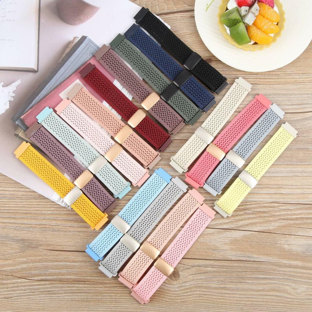 22mm Watch Strap for Huawei Watch GT 5 Pro/GT 5/GT 4/Watch 4/Samsung Galaxy Watch3 45mm/Huami Amazfit GTR 4 46mm Nylon Wristband