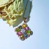 Sace Gems S925 стерлингового серебра 4*5 мм натуральный турмалин кулон ожерелья для женщин помолвка коктейльная вечеринка изящные ювелирные изделия