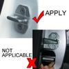 DQY2   4PCS Car Styling Car Door Lock Covers stikcer Case for Mercedes Benz New B/C/E Class A Class C200L GLC GLK CLA GLA Accessories