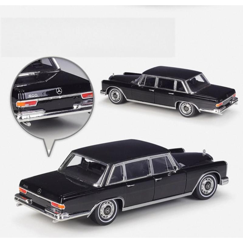 Новый продукт 1/24 1963 Mercedes Benz 600 Седан Симуляция Сплав Модель Автомобиля Игрушка Коллекция Дисплей Украшение Подарки для Мальчиков и Девочек