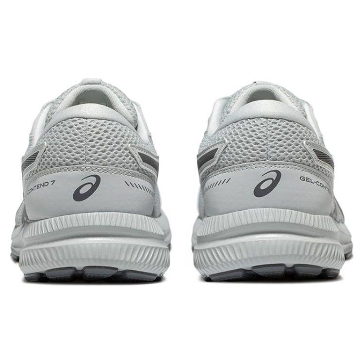 Asics Gel-Contend 7 Удобные Легкие Сетчатые Синтетическая Кожа Низкие Повседневные Кроссовки для Бега Мужские кроссовки Серый 1011B730-020