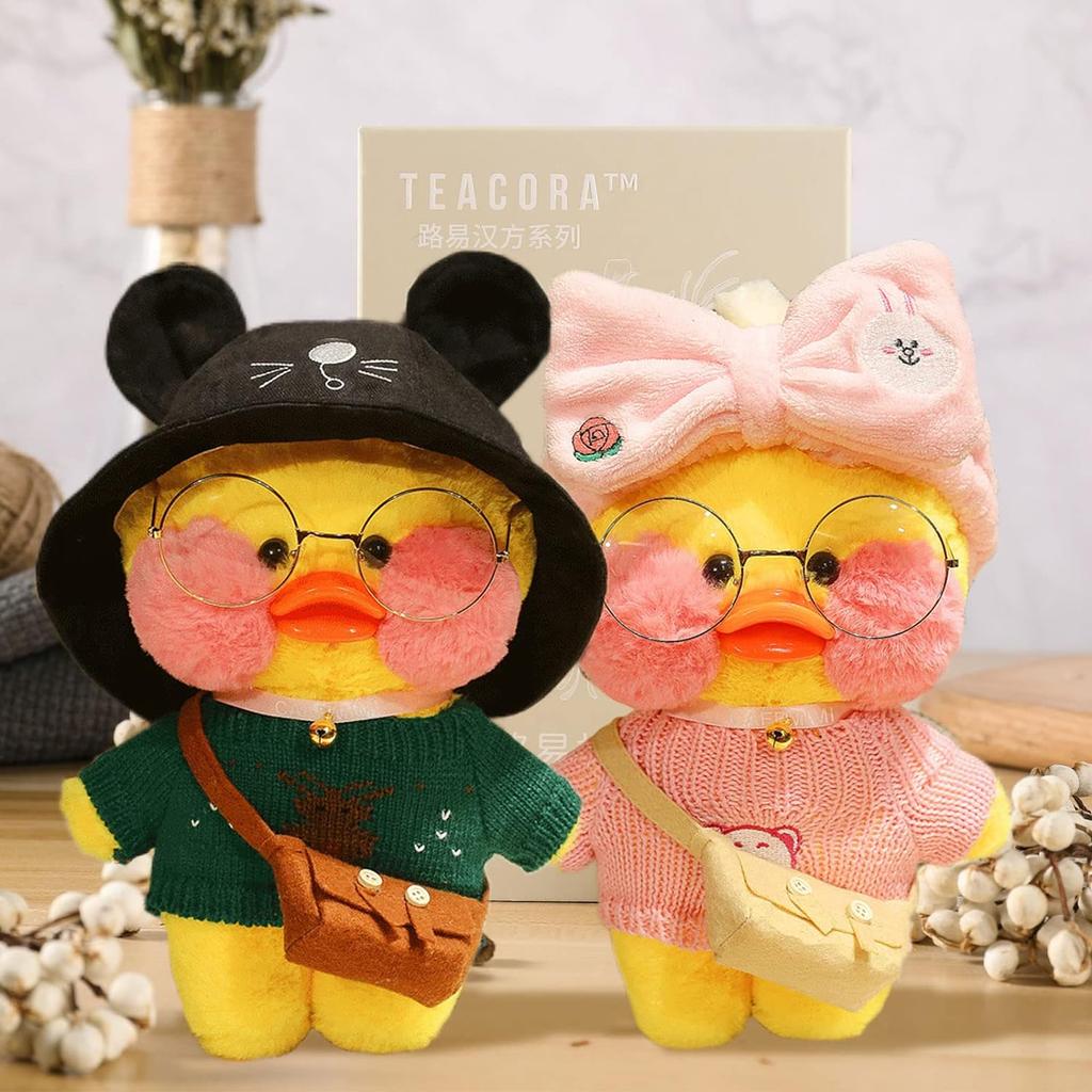 Мягкая игрушка-утка, милая плюшевая мягкая утка, 30 см, плюшевая кукла, корейская интернет-знаменитость, поддерживает гиалуроновую кислоту, маленькая кукла-утка, подарки-сюрпризы для детей