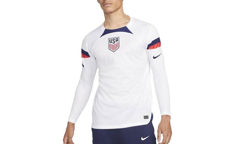 Nike Футбольная футболка, фанатская версия, США, Домашняя, Мужская, Белая DN0673-101