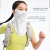 Breathable Sunscreen Mask Neck Anti UV Face Gini Mask Elastic Face Cover  Cycling