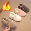 Детская хлопковая обувь Zapatos Niña Velvet 2024 года, зимняя новая домашняя обувь для мальчиков, теплая повседневная обувь для девочек, нескользящая детская обувь, обувь для младенцев