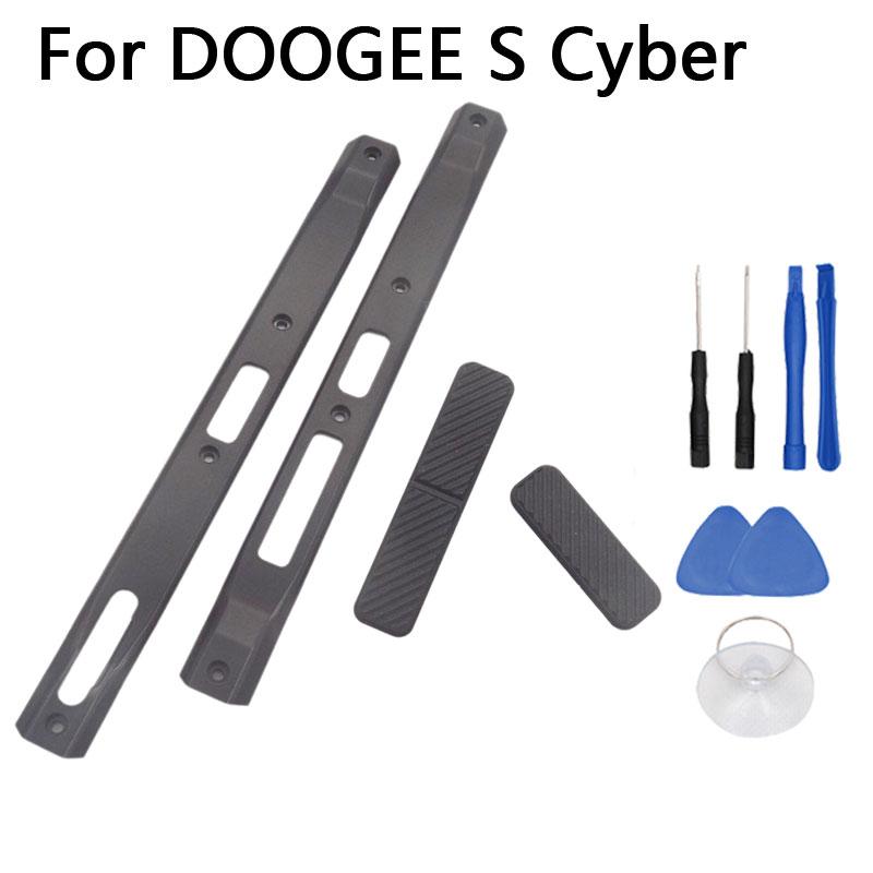 Original DOOGEE S Cyber Housing A Frontal Shell Sidebar Middle Frame Left Right Decorative Parts Button Key For DOOGEE S Cyber