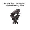 BHBL Quick Release Single Ring Buckle Clamp Quick Release Clamp Tube Pipe Quick Release Clamp Black