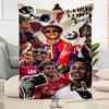 Lamine Yamal's Spain's Soccer Star Blanket Soft Warm Cozy Great for Chair Picnics Seaside Four Seasons Multipurpose Digital Print Best Holiday Gift fo