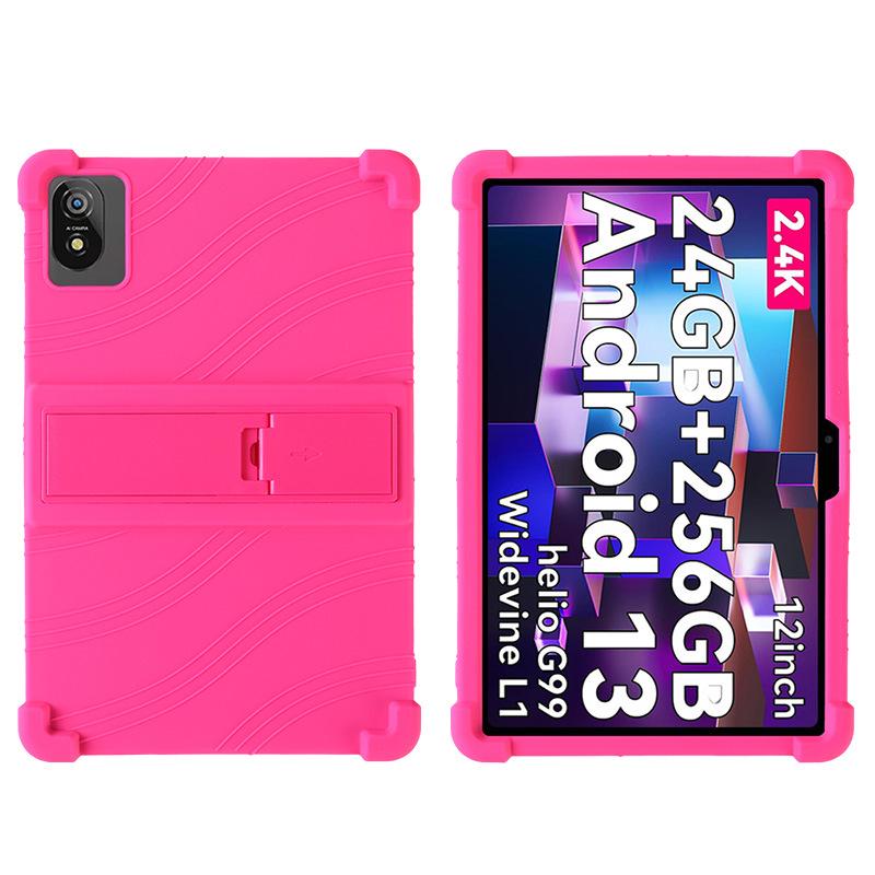 Защитный чехол для Blackview Tab 18 12" с подставкой - Силиконовая противоударная накладка