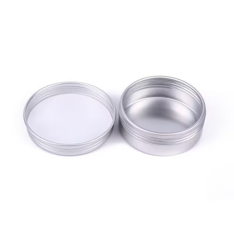 50 Pcs 25ml Aluminum Jar 25g Aluminum Tin Container Silver Color