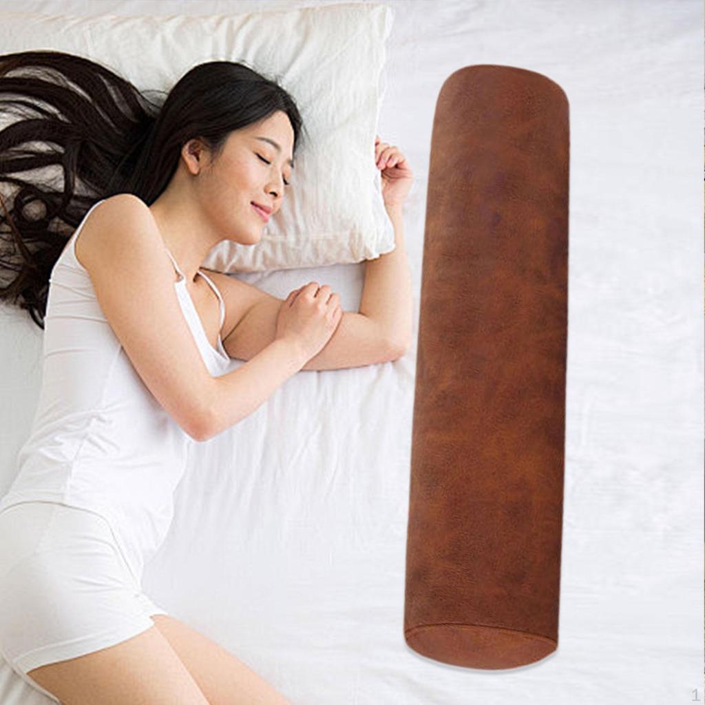 Neck Pillow Ergonomic Bedding for Head, Neck, Back and Legs Support Cylinder Round Cervical