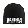 Белая Логотип Музыкальная Группа Шапки-Бини Pantera Модные Кепки Женские Мужские Для Зала Черепа Бини Осень Зима С Принтом Эластичная Шапка-Бини