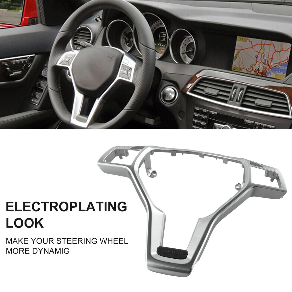 1x Steering Wheel Direct Installation Correct Connector For Mercedes Trim Cover W204 W212 C E CLA High Quality