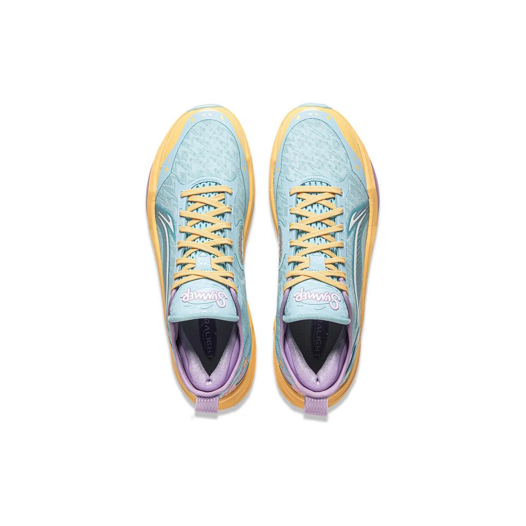 Баскетбольные кроссовки Li Ning Super Light 2024 Мужские Низкие Освежающий Ледяной Синий ABAU011-7