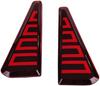 Avan Knight Rear Flowing Tail Lights of for Toyota Smoke Red with Sequential Turn Brake and Small Lamp Reflectors No Turn KRB056 (Set 2) Noah/Voxy (80