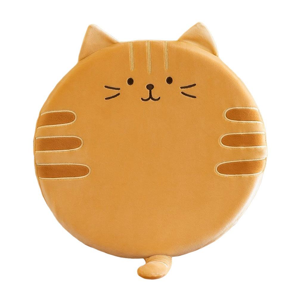 Cartoon Animal Dog Cat Chair Cushion Thick Sofa Pillow Plush Toy  For Office Student Dormitory Car