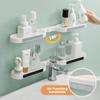 Punch-Free Bathroom Shelves Revolving Shelf Corner Storage Rack For Makeup Home Storage Organizer Bathroom Accessories Set