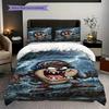 Taz'S Reckless Barber Shop Premium Clippers Sharp Blades Bedding 1 Duvet Cover 2 Pillowcase Without Core Soft And Comfortable