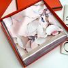 Versatile Silk Scarf Women'S Versatile Spring And Autumn Style Foreign Style Square Scarf Mom Mulberry Silk Scarf Gift