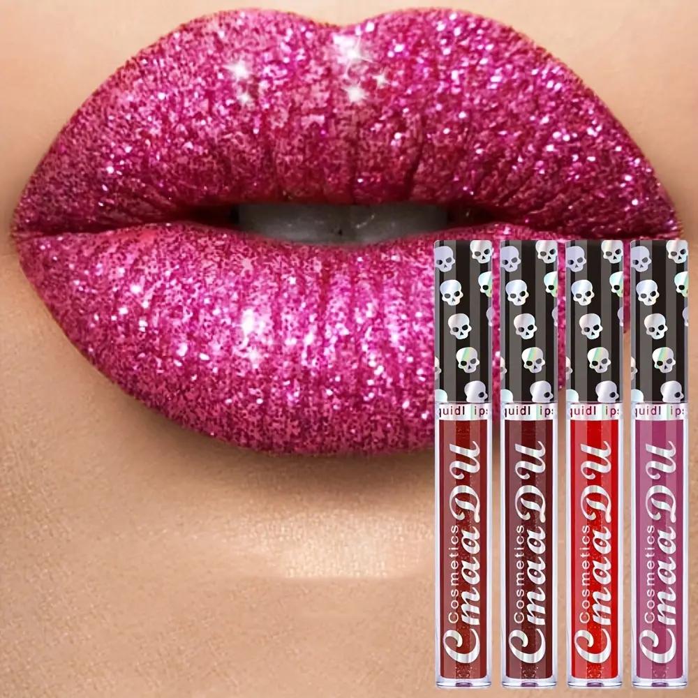 Cmaadu Lip Gloss With 4 Skull Heads Easy To C