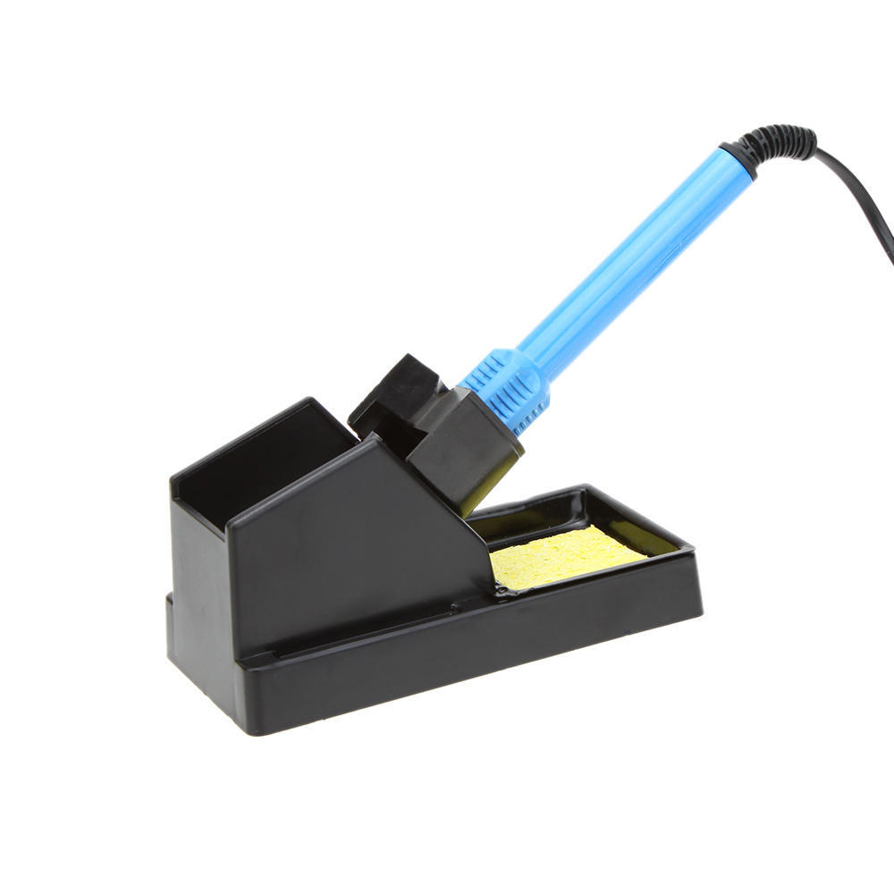 Plastic Soldering Iron Stand Solder Base Welding Wire Holder with Sponge