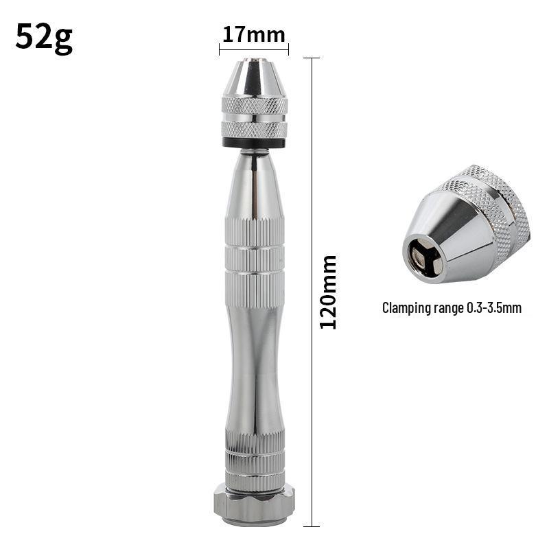 Manual Hand Twist Drill & Reamer Set for DIY Woodworking & Eye Punching