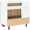 Lyon Under Sink Cabinet in Artisan Oak Finish 80 x 46 x 81.5 cm Particleboard