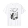 Vintage Celestial Cat Moon T Shirt Unisex Unisex Gothic Witchy Black Cat Print Casual Short Tee Cotton Sleeve Harajuku Y2k Top
