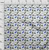 oneOone Ткань Cotton Flex Blue, ткань для шитья животных, кошек, по ярдам, напечатанная своими руками, швейные принадлежности для одежды, 40 дюймов