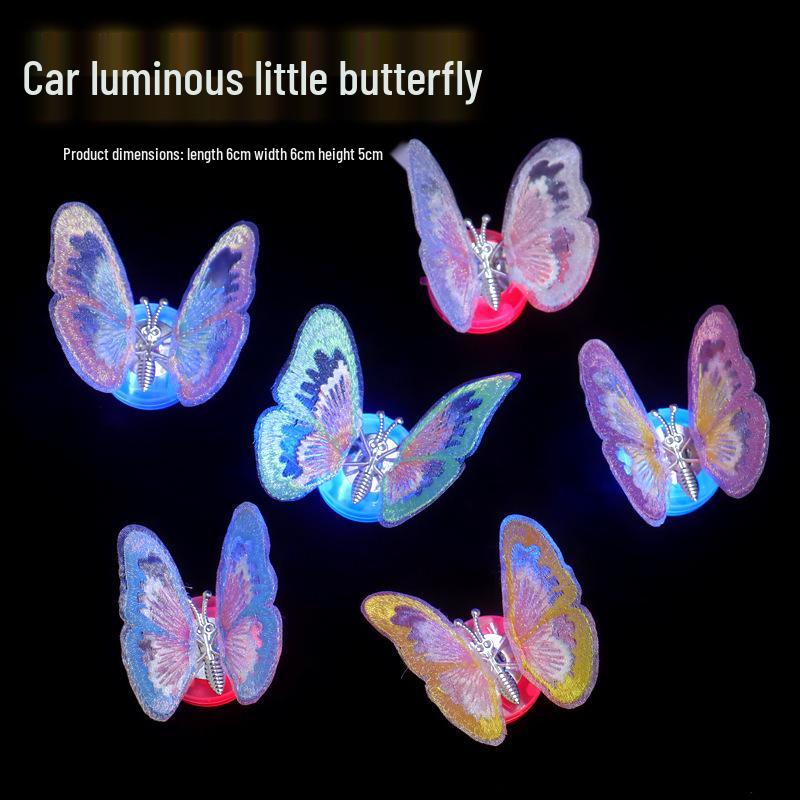 3D Бабочка - Очаровательное Автомобильное Украшение, Наклейка для Салона, Декор для Девочек
