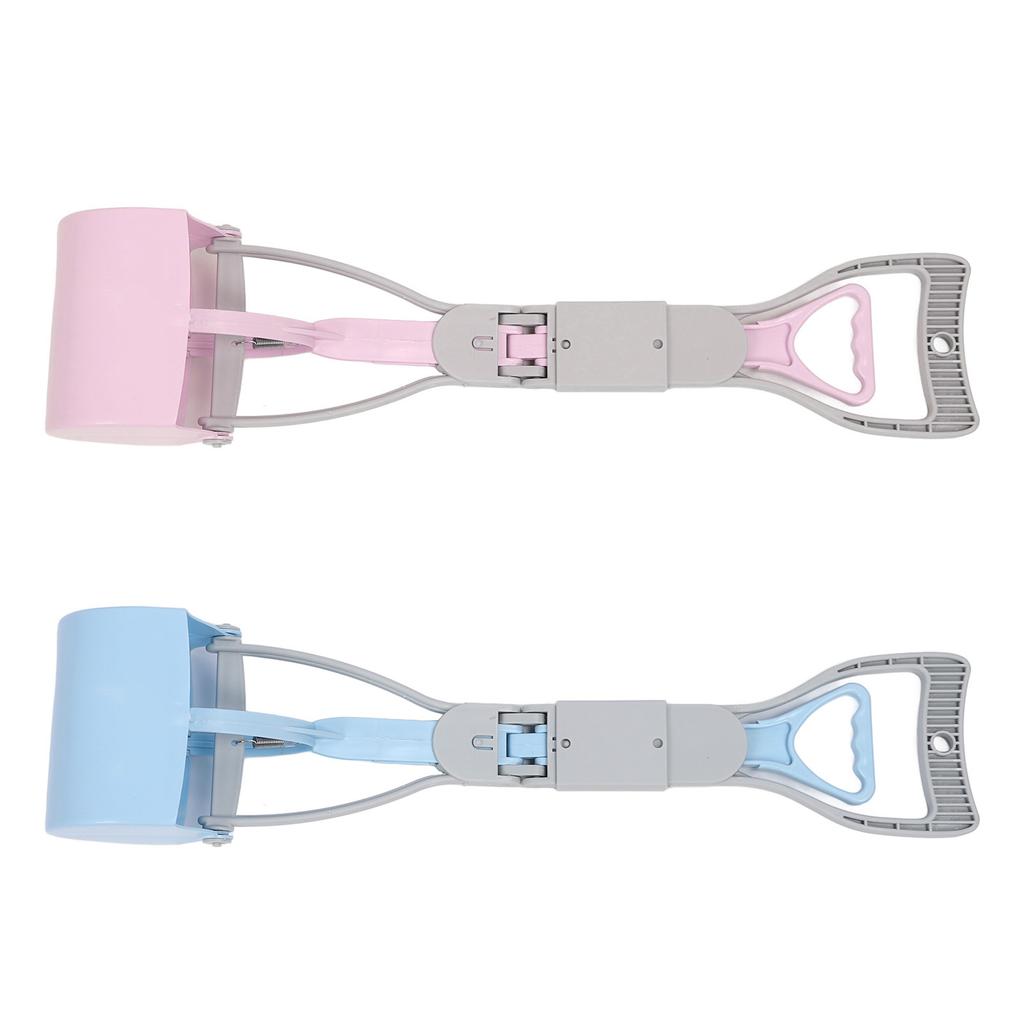 Non Breakable Pet Pooper Scooper for Dogs Long Handle High Strength Spring Large Poop Picker Upper F