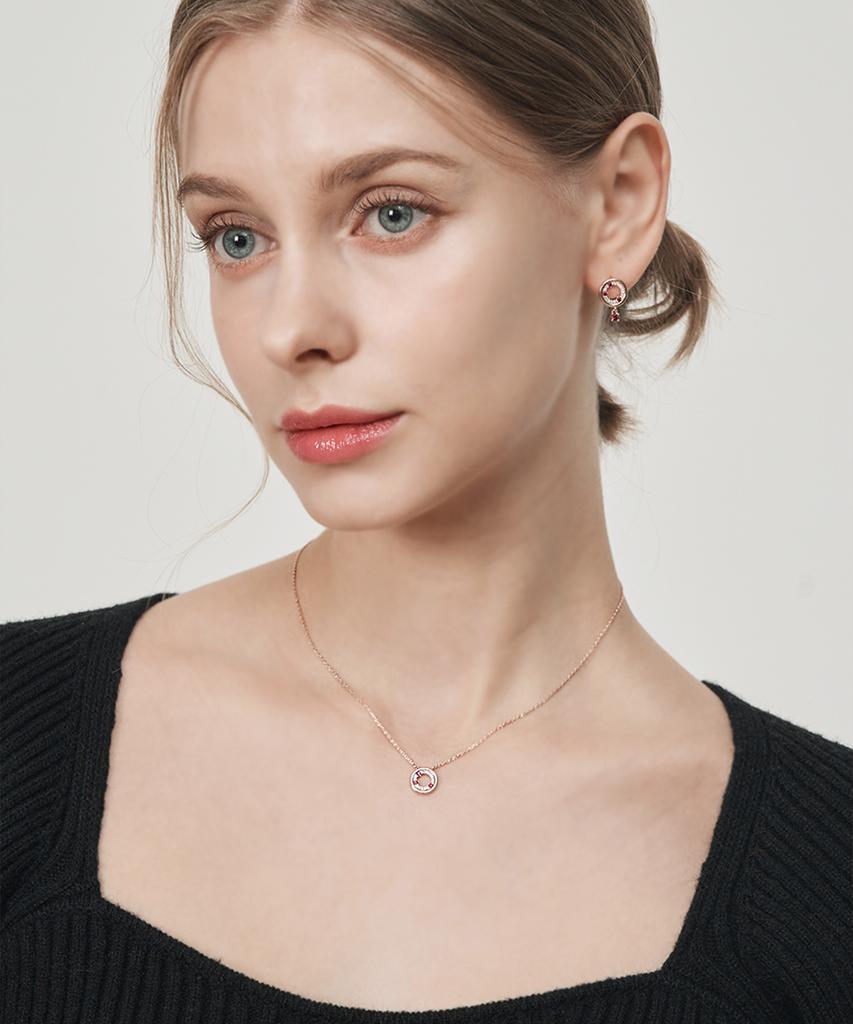 Ожерелье Ellejewelry Blue Point Elbrnn035